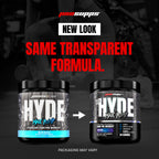 ProSupps Mr. Hyde Max Pump Pre Workout Powder - Stim-Free Preworkout Supports Blood Flow, Muscle Volume & Endurance - Caffeine-Free Nitric Oxide Gym & Fitness Supplements (Blue Razz, 20 Servings)