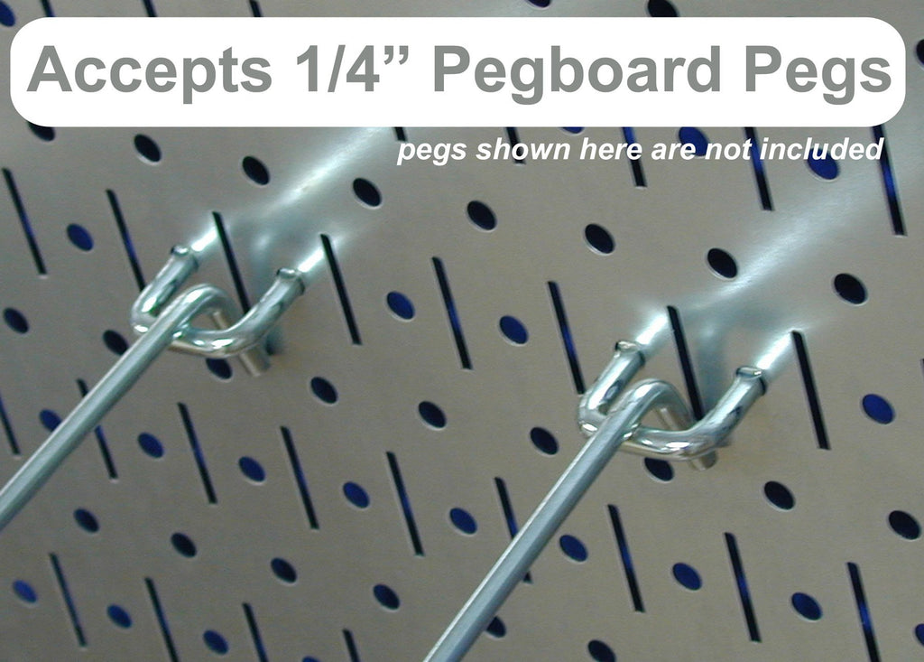 Wall Control 30-P-3232B Black Metal Pegboard Pack - (2) 32" Tall x 16" Wide Black Pegboards