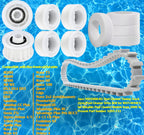 Nautilus cc Plus Replacement Parts 9985006-R2 Timing Track 6101611-R4 Climbing Ring Replacement 3884997-R6 Guide Wheels Pulley Gears Combo Kits for Maytronics Dolphin Nautilus M200 DX3 Pool Robot