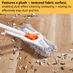 Magic Sponge Eraser Mop, 56" Adjustable Mop Handle with Flexible 10" Flat Head with Microfiber Pad and Magic Sponge Eraser Pads