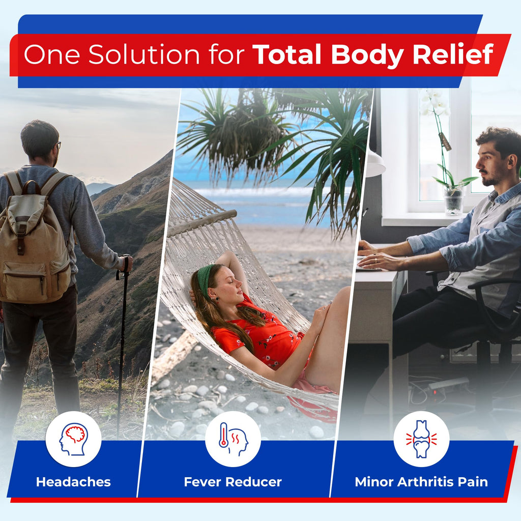 TIME-Cap Labs 500 Tablets Ibuprofen 200mg Coated - Pain Reliever & Fever Reducer (NSAID) for Adults, Helps with Headache, Back Pain, Muscle Aches, Toothaches, Menstrual Cramps & Minor Arthritis Pain