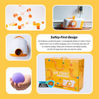 Fat Brain Toys Air Toobz, Air-Powered STEM Building Toys for Kids & Teens, Kids Building Toys, STEM Toys for 3+ Year Old