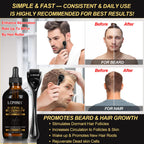 Rosemary Oil for Hair Growth, 120ml Diluted Rosemary Oil Hair Growth Serum with Derma Roller & Scalp Massager Hair Thickening Products Hair Loss Treatment for Men Women, Mens Gift Set