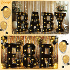 Pooqla 3FT Marquee Light Up Letters, Black LED Party Decor Large Marquee Letters 3 Feet Tall, Giant Mosaic Letter for Birthday Graduation Anniversary Wedding Decoration, Letter G