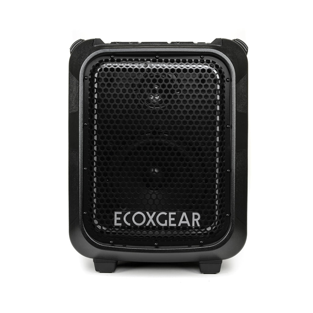 ECOXGEAR: EcoBoulder Ultra – 121dB Loud Rugged Bluetooth 5.1 Speaker, IP67 Waterproof, Drop and dustproof with Party Lights, 50+ Hours runtime, it Even Floats – Black