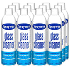 Sprayway Glass Cleaner with Foaming Spray for a Streak-Free Shine for Home and Automotive Use, 19 oz., Pack of 12