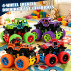 Monster Truck for Boys 3 4 5 6 7 Year Old Push and Go Friction Powered Car