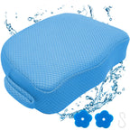 Hot Tub Booster Seat for Adults, 5 Inch Thick Supportive Cushion with Non-Slip Bottom, Weighted for Quick Sink Without Float, Spa Booster Seat for Hot Tub (Including Inflatable), Pool, Bathtub