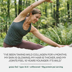 Wild Foods Collagen Peptides Powder – 16 oz Grass-Fed Hydrolyzed for Skin, Hair, Nails Support – Unflavored & Easy to Mix – Non-GMO, Made in USA Collagen Powder for Women and Men