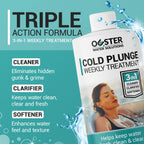Bio Ouster 3in1 Weekly Cold Plunge Water Treatment - Cleaner, Clarifier, and Softener for Cold Plunge and Ice Bath - Water Stabilizer for Fresh, Crystal Clear Water - Made in USA (32oz)