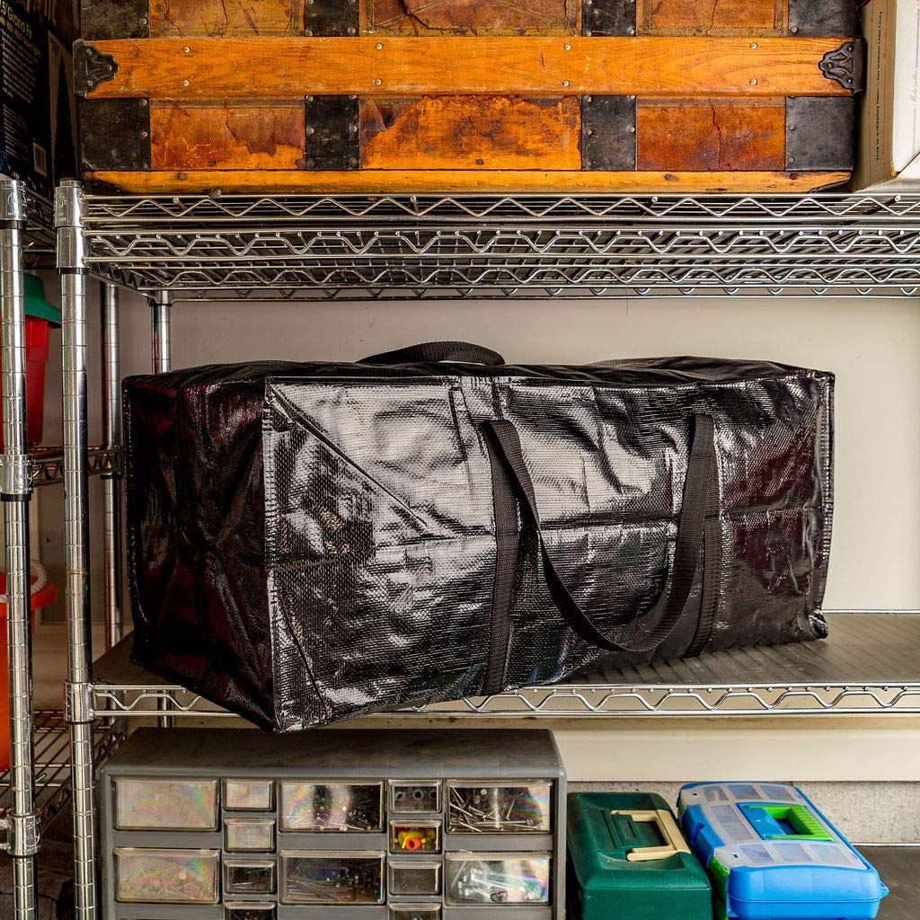 BAG-THAT! 10 Moving Bags Heavy Duty Extra Large Stronger Handles Wrap Storage Totes Zippered Reusable Packing Bags Moving Supplies Storage Boxes Storage totes Moving Boxes Packing Supplies Packing Box