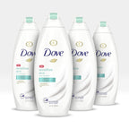 Dove Body Wash For Softer and Smoother Skin Sensitive Skin Hypoallergenic and Sulfate Free Body Wash 22 oz, 4 Count