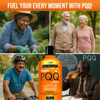 MBS Biotechnology - Super PQQ Liquid - Highly Absorbable Pyrroloquinoline Quinone 20 Milligram, Best Liquid PQQ for Mitochondrial Biogenesis, Supports Heart Health, Cognitive Function and Mental Focus