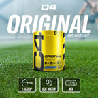 C4 Original Pre Workout Powder Icy Blue Razz - Vitamin C for Immune Support - Zero Sugar Preworkout Energy for Men & Women - 150mg Caffeine Plus Beta Alanine Plus Creatine - 60 Servings