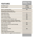 Gen7Pets Regal Plus Dog Stroller - Gray Shadow Pet Stroller