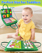 Board Toys for Toddler Boy & Girl Birthday Gifts, Busy Book Learning Sensory Toys for Toddlers, Toddler Travel Toy Educational Activities Learn Fine Motor Skills