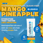 Liquid I.V.® Hydration Multiplier Sugar-Free – Mango Pineapple | Electrolyte Powder Drink Mix | 3 Pack (42 Servings)