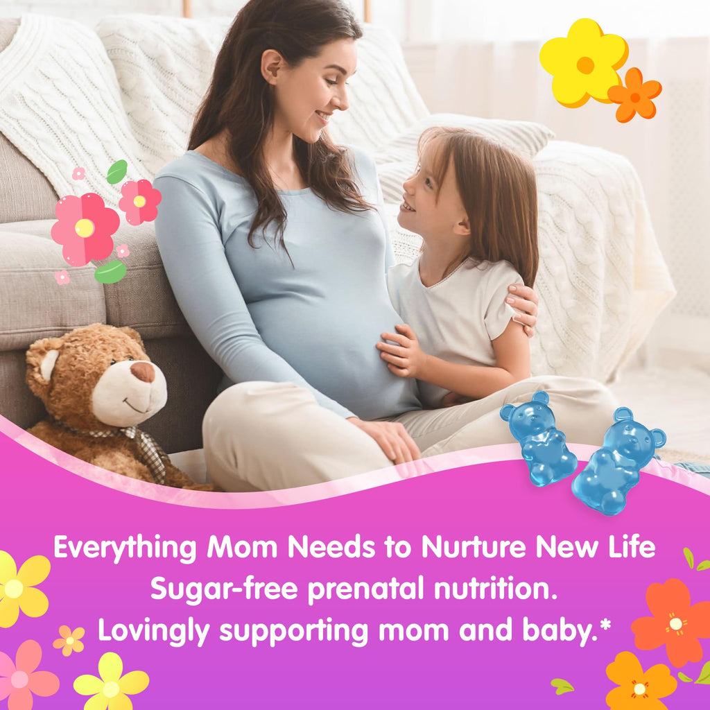 Prenatal Vitamins for Women with Methylfolate, Vegan Omega-3 DHA, Organic Food Blend, Probiotics, Iron, Vitamin D3 B6 B12, Choline, Sugar Free Multivitamin for Women During & Post Pregnancy, 120 Cts