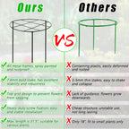 Peony Cages and Supports, 31.5"H x 12.6"D Plant Supports for Outdoor Plants