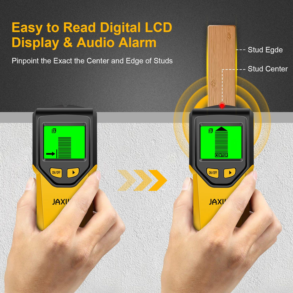 Stud Finder, Upgranded Wood and Metal Stud Detector, Live Wire Detection