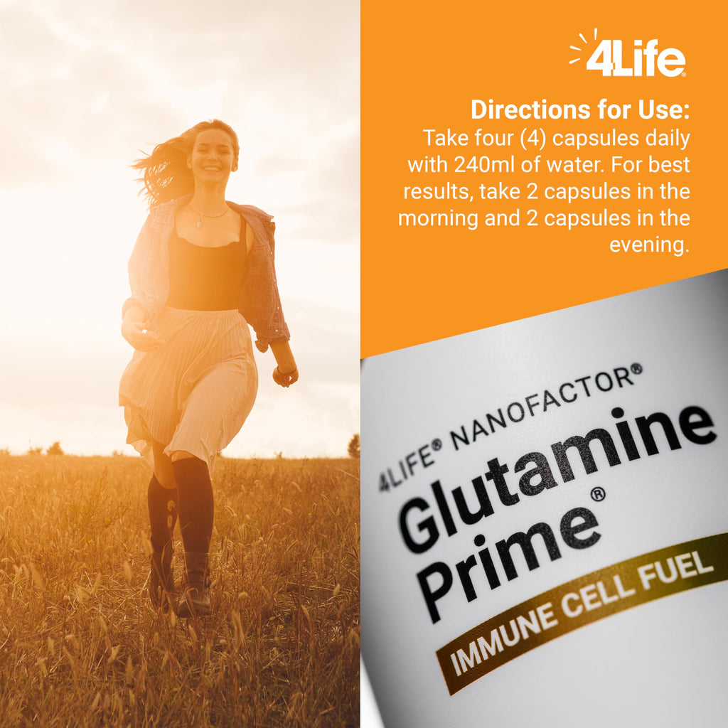 4Life Targeted Transfer Factor Glutamine Prime Immune Support, 120 Capsules