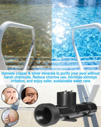 4CH4002-R Pool Ionizer Replacement Chamber for Hybrid Treatment System, Fits Above-Ground & In-Ground Pools, Hot Tubs, Spas up to 40,000 Gallons, Easy Setup
