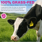 Beef Organ Supplement for Women - Grass-Fed Beef Liver, Kidney, Heart, Uterus, Ovary - Supports Female Energy & Hormone Balance - Pasture Raised in New Zealand - Iron, B12 & CoQ10 - 120 Capsules