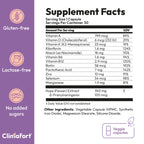 Climafort 60 Day Supply | Menopause Relief Pills | Natural Relief for Hot Flashes, Night Sweats, Mood Swings & Hormone Balance | Hops, Vitamins, and Minerals | 1 Capsule Daily