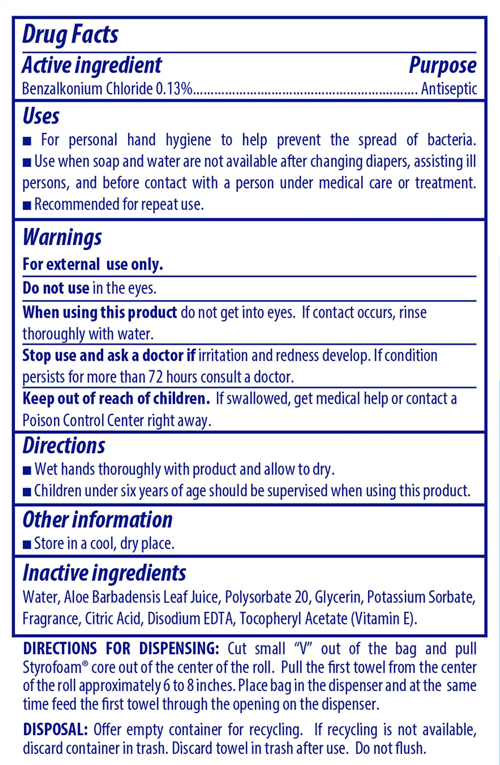 Club Wipes USA Sanitizing Wipes: 5000 Unscented Wipes (8" x 5"): 4 Refill Mega Rolls for Floor Stand and Wall Dispensers - For Gyms, Restaurants, Offices