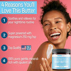 Magnum Solace Magnesium Body Butter - Nighttime Magnesium Cream - Lightly Scented