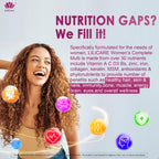 Womens Multivitamin Gummy, Methylated Multivitamin for Women, Biotin, Methylfolate, Iron, Collagen, Vitamins A C D, B Complex, Antioxidants for Women's Daily Support, Beauty, Immune, No Sugar, 60 Cts