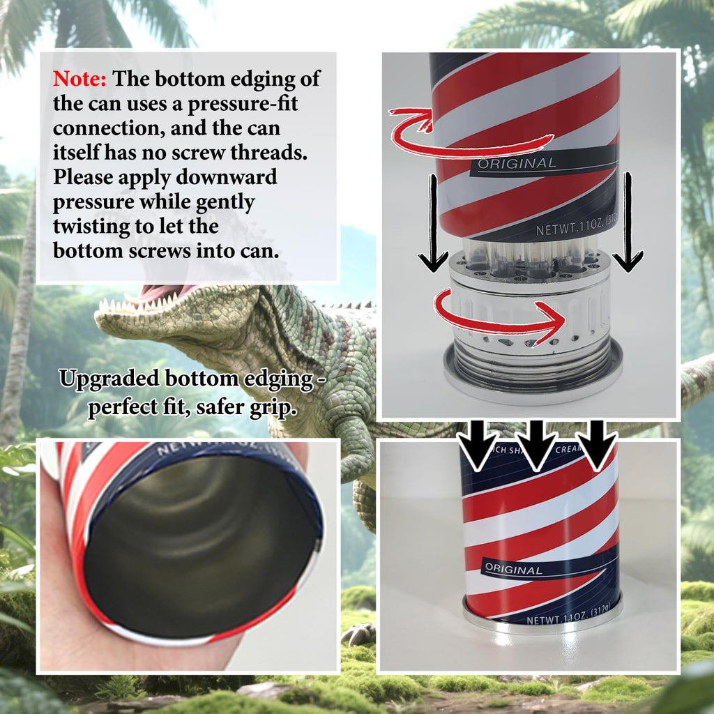 Dinosaur DNA Decorative Canister Movie Prop for Dinosaur Fans Collectors