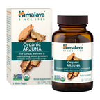 Himalaya Organic Arjuna, 60 Day Supply - Herbal Supplement Supporting Heart Health and Normal Blood Pressure - USDA Organic, Vegan, Non-GMO, Gluten Free, 700 mg, 60 Caplets