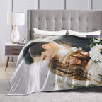 QETXVI Custom Blanket with Photos, USA Made 40"x 50"