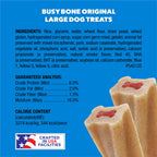 Purina Busy Bone Adult Large Dog Chew Treats, Original, 10 ct Pouch
