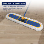 KeFanta 24" Commercial Dust Mop Replacement Heads,3 Pack Reusable Industrial Dust Mop Pads, Washable Cotton Dust Mop Refill for Floor Cleaning & Janitorial Supplies,Only Fits:B0D7MKSZ8N,B0FHHPTZHQ