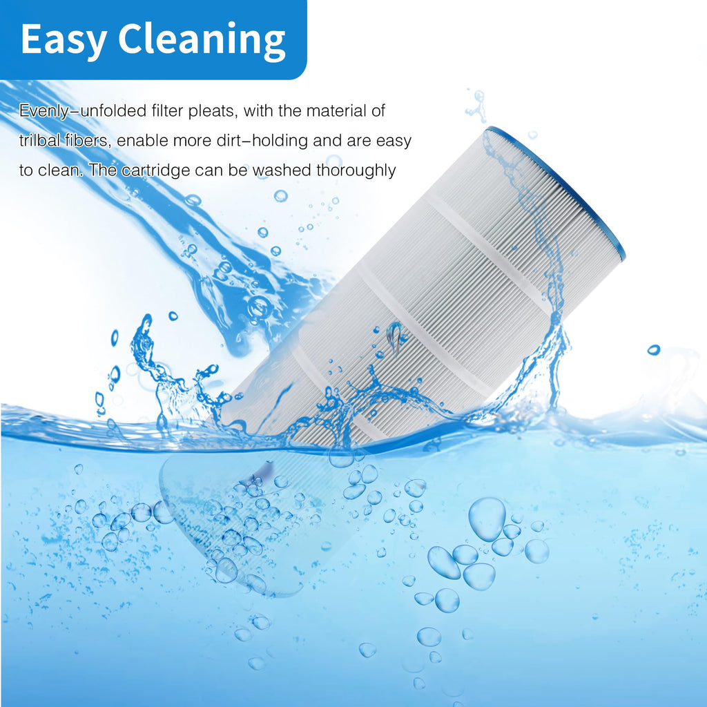 AmiBron C1200 Pool Filter Cartridge, Compatible with Hayward CX1200RE, PA120, C-8412, Ultra-B2, FC-1293, Clearwater II 125, Waterway Pro Clean 125, 817-0125N, 120 sq.ft. 1Pack
