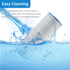 AmiBron C1200 Pool Filter Cartridge, Compatible with Hayward CX1200RE, PA120, C-8412, Ultra-B2, FC-1293, Clearwater II 125, Waterway Pro Clean 125, 817-0125N, 120 sq.ft. 1Pack