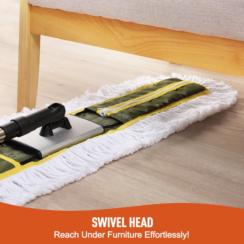CLEANHOME 36" Commercial Dust Mop for Hardwood Floors, Tile, Laminate