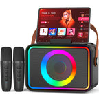 Karaoke Machine for Kids Adults,Bluetooth Speaker 2 Wireless Microphones
