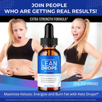 Lean Drops, Official Lean Droppers Supplement - Maximum Strength, All Natural Keto Liquid Formula to Sustain Active Lifestyle & Fitness Goals, Premium Lean Drops Advanced Reviews (2 Pack)