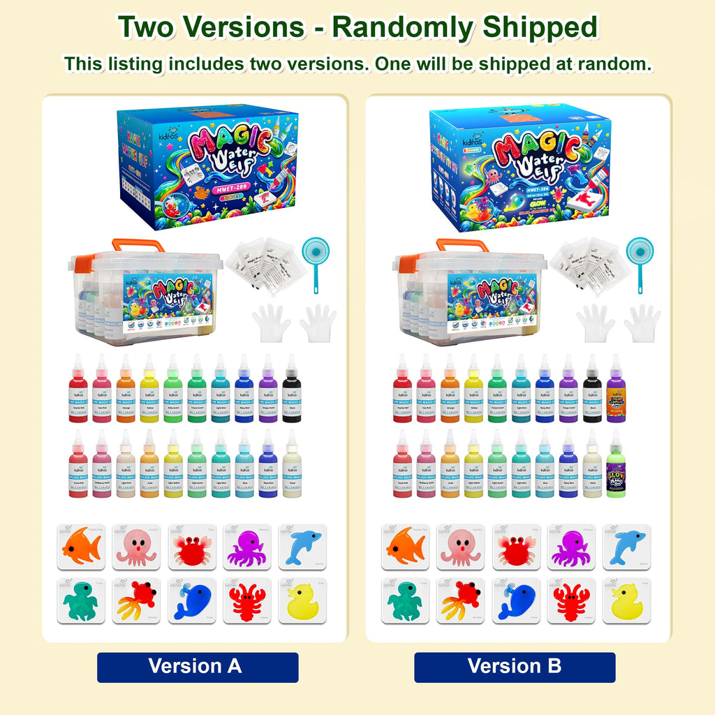 Kiditos Magic Water Elf Toy Kit,Squishies for Kids, DIY Sensory Craft Kit