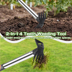 3 Pack Weed Remover Tool, Manual Weeders Set for Garden Cracks, Flower Bed