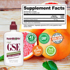 NutriBiotic – GSE, 4 Oz Liquid | The Original Grapefruit Seed Extract Premium Concentrate with Bioflavonoids | Vegan, Gluten Free, Non-GMO (Pack of 2)