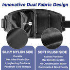 Large Ice Pack for Injuries Reusable Gel for Lower Back, Cold Packs Wrap for Shoulder, Knee, Elbow, Hip, Leg, Soft Cold Compress,16 × 9",Black
