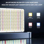 BESTVA DC1000 LED Grow Light, Full Spectrum Grow Lights for Indoor Plants