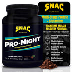 SNAC Pro-Night Protein Powder Blend - Flavored Protein, Chocolate, 1.6 lbs