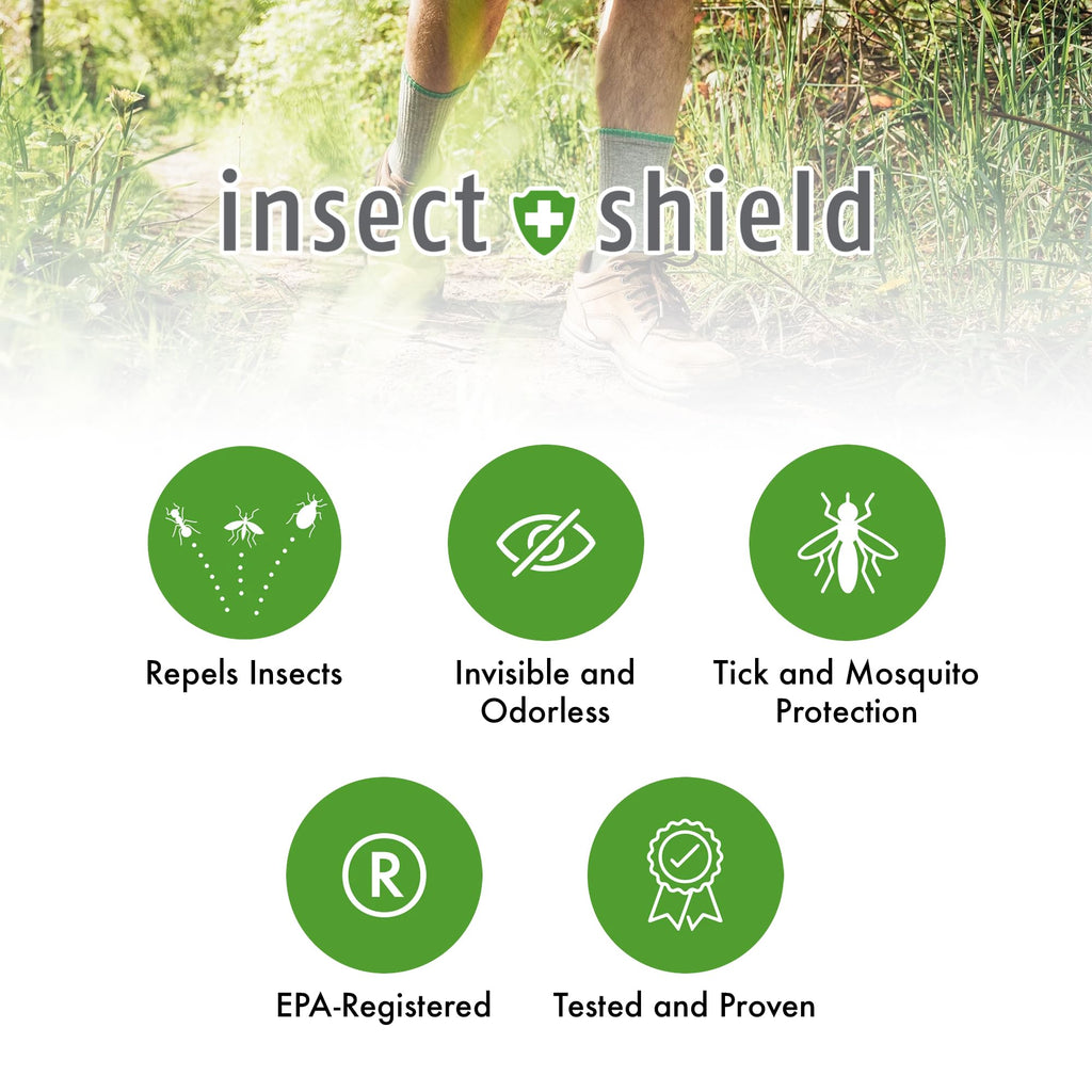 Insect Shield Premium Permethrin Spray - Tick, Flea, Fly, Mosquito, Chigger, Spider & Bed Bug Repellent for Clothing, Gear, Furniture, & Tents, Lasts up to 60 Days, Clear, 18 Oz Aerosol
