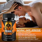 Original Primal Storm Advanced Capsule, Advance Premium Natural Ingredients for Overall Health & Balanced Healthy Lifestyle | 60 Capsules Each Bottle (Pack of 5)