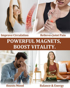 BioMag Magnetic Copper Bracelet for Women Men, 99.99% Pure Copper Cuff Bangle with 6 Pcs 3500 Gauss Magnets, Adjustable Jewerly Gift